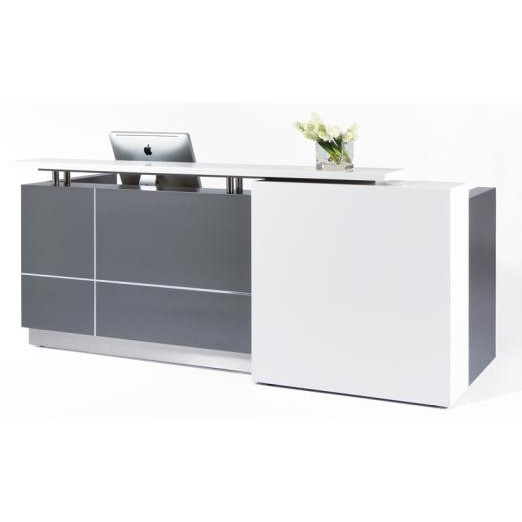 staples grey desk