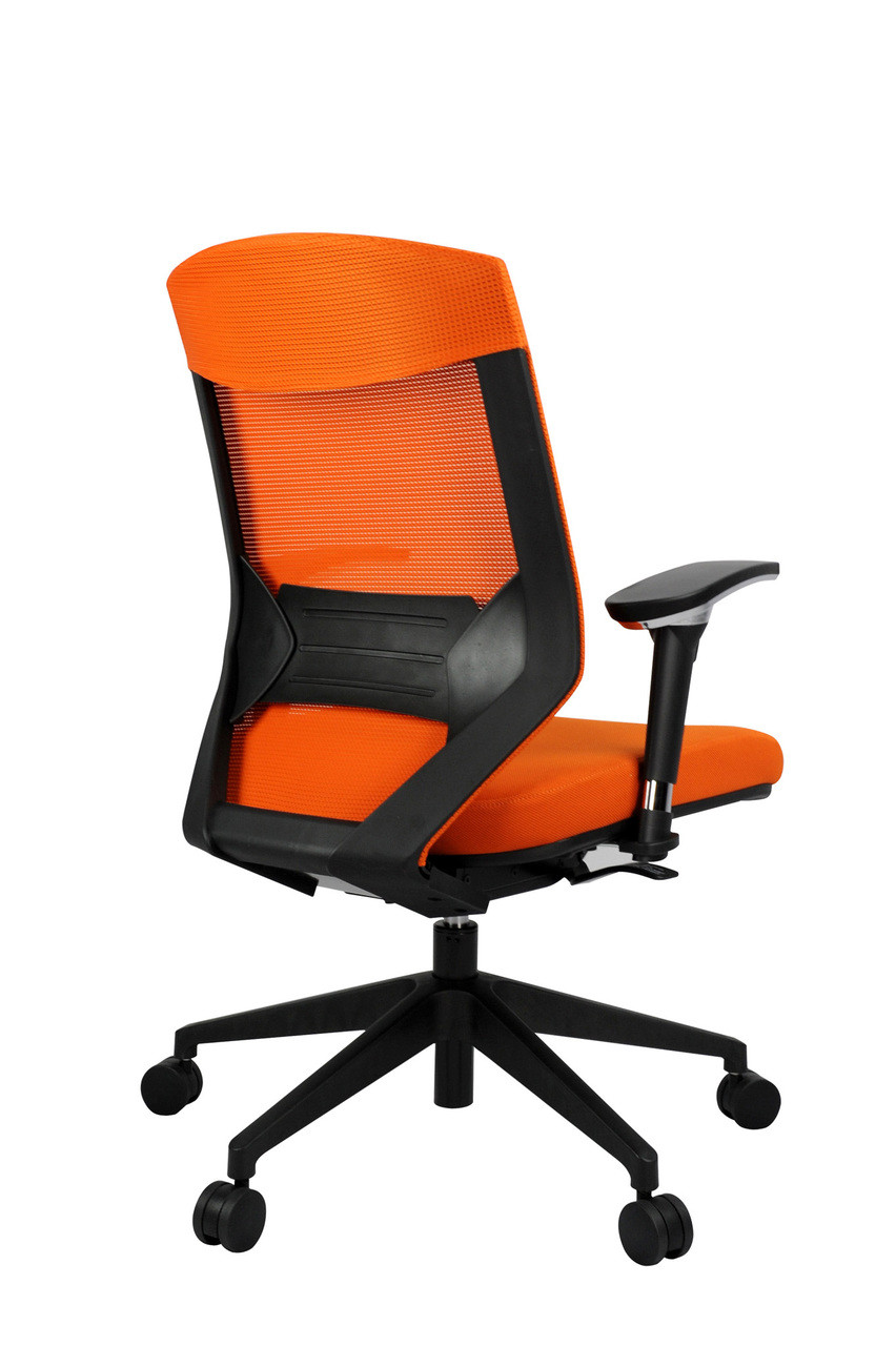 orange chair desk