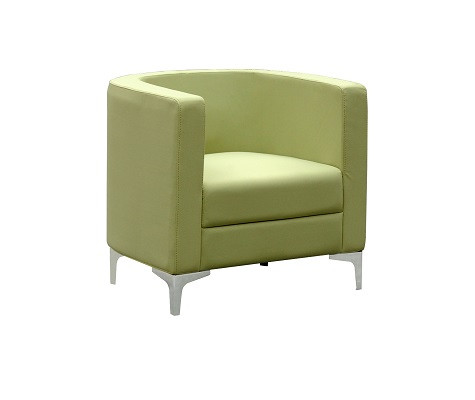 green tub chair