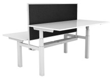 Rapid Paramount Back to Back Electric Sit Stand Desk with Screen - 1800mm wide