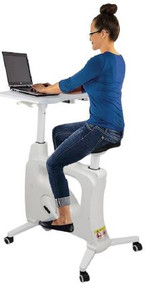 SPIN-DESK-BIKE WITH LAPTOP TRAY