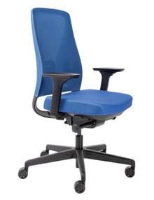 Konfurb Sense Mesh Back Office Chair - Blue