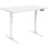 Ergovida 1500mm x 50mm Sit Stand Desk EED-623D - White Top, White Frame
