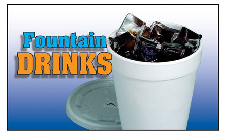 PTI-16 Pump Topper Inserts FOUNTAIN DRINK..
