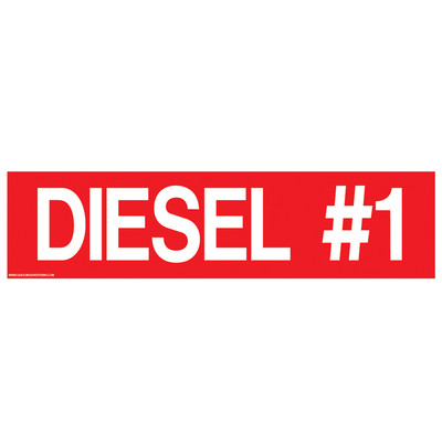 D-319 Pump Ad. Panel Decal - DIESEL #1