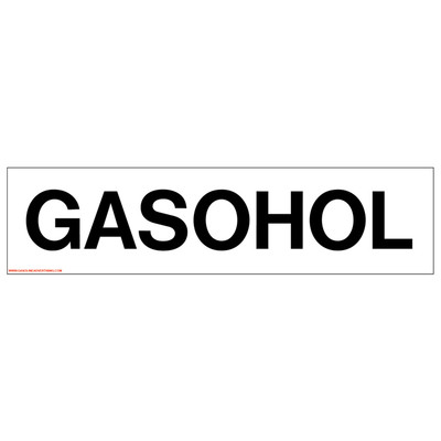 D-330 Pump Ad. Panel Decal - GASOHOL