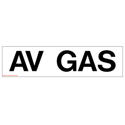 D-342 - AV GAS Decal