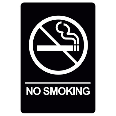 BRS-06 Restroom Sign - NO SMOKING