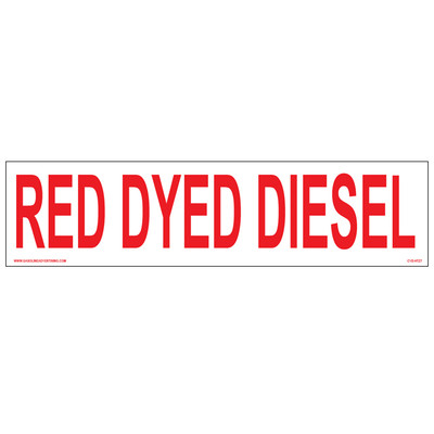 CVD-HTZ7 - 24"W x 6"H - RED DYED... Decal