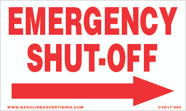 CVD17-090 - EMERGENCY SHUT-OFF