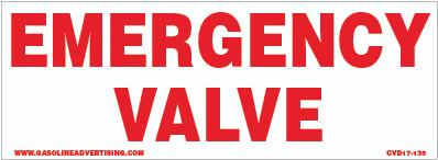 CVD17-135 - EMERGENCY VALVE