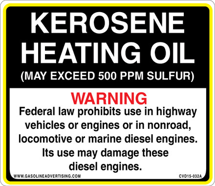 CVD15-032A - KEROSENE HEATING OIL...