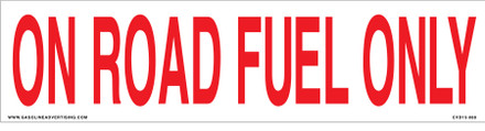 CVD15-088 - ON ROAD FUEL ONLY