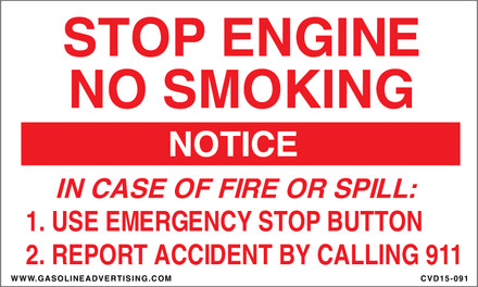 CVD15-091 - STOP ENGINE...