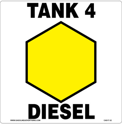 CAS17-32 - 6" x 6" Metal - Tank XX Diesel