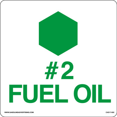 CAS17-692 - 6" x 6" Metal - #2 Fuel Oil