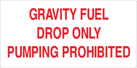 CAS15-21 - 24" x 12" Metal - Gravity Fuel...