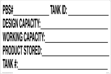 CAS16-42 - 24" x 16" Metal - Tank Capacity