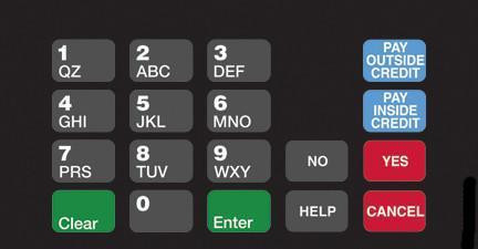GA-T50064-1033 Keypad Overlay