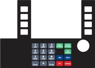 GA-T50038-1091S Infoscreen Keypad Overlay