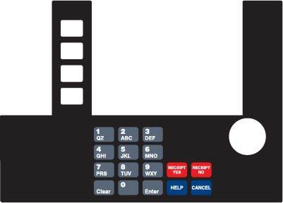 GA-T50038-1123 Infoscreen Keypad Overlay