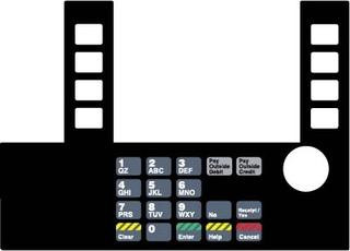 GA-T50038-162B Infoscreen Keypad Overlay