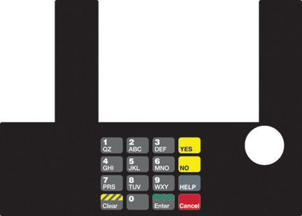 GA-T50038-21 Infoscreen Keypad Overlay