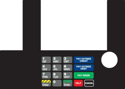 GA-T50038-50 Infoscreen Keypad Overlay