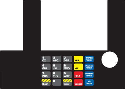 GA-T50038-55 Infoscreen Keypad Overlay