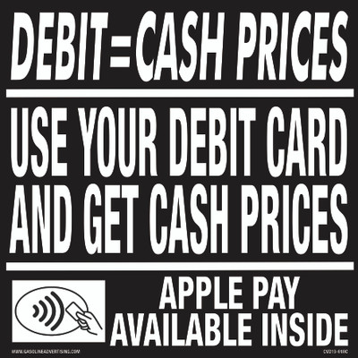 CVD19-018C - 6" x 6" - Payment Decal