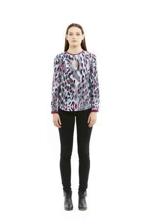 Water Leopard Miki Blouse