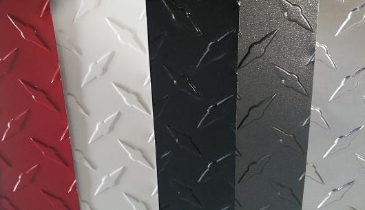 CutsMetal offers cosmetic diamond plate in a variety of colors