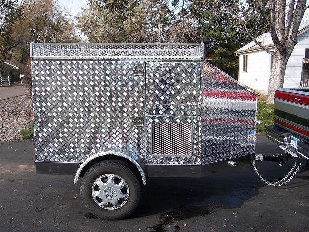 Aluminum dog trailer for cheap sale