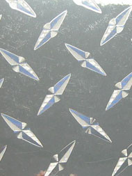 Vinyl Sticker - Diamond Plate Design