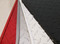 Colored vinyl trim on matching colored sheets
red, light gray, silver "chrome" reflective/polished, black