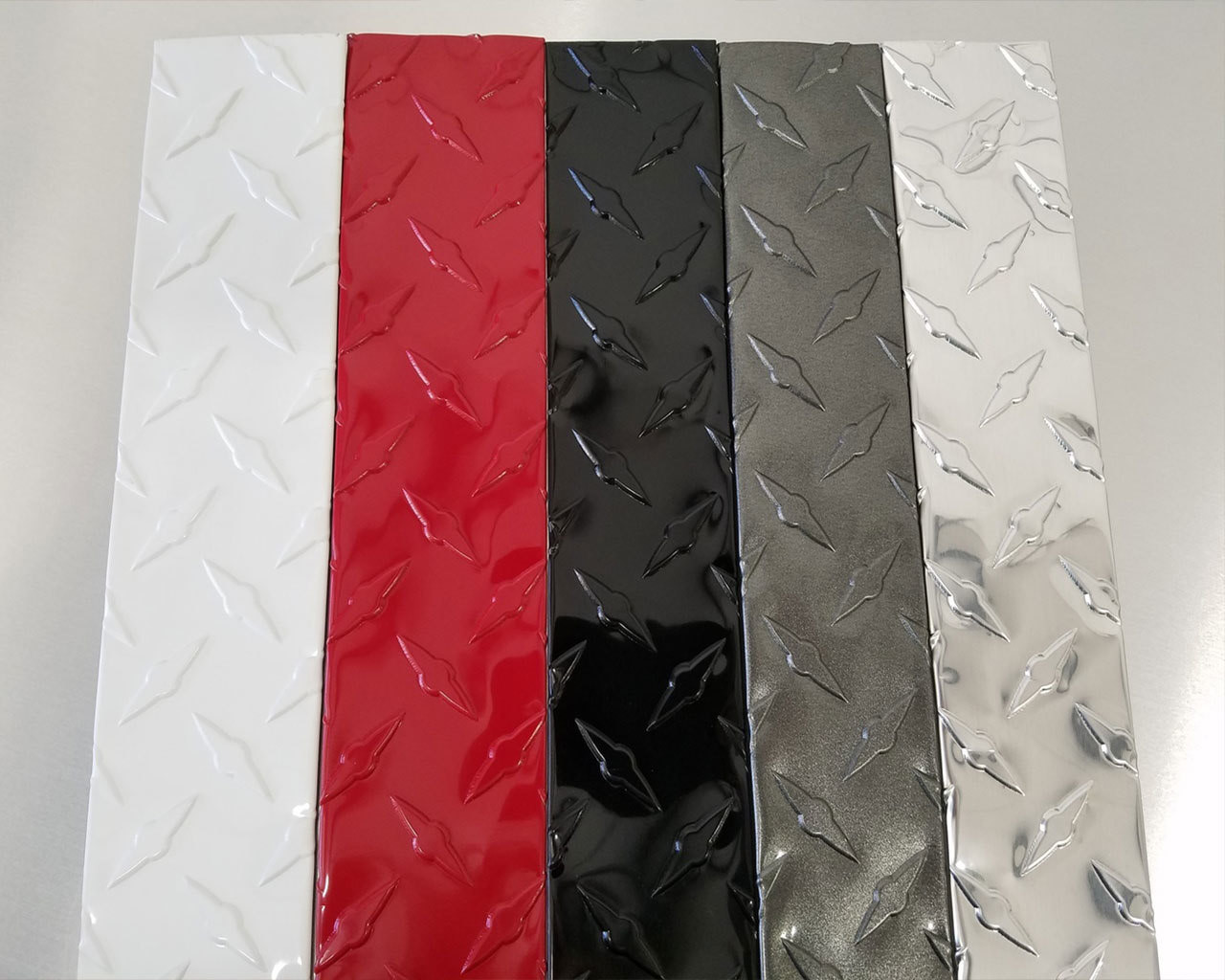 .025 Black Diamond Tread Plate 16”x96” Flat