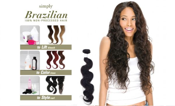 Outre 100 Unprocessed Remi Human Hair Simply Brazilian Natural Outre 100 Unprocessed Remi Human Hair Simply Brazilian Natural Body 10 Wigextension