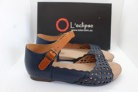 L'eclipse sandal Domino navy 