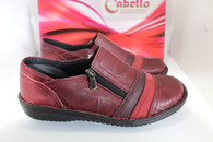 Cabello Shoe 5849 dark burgundy crinkle