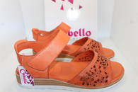 Cabello Sandal Erica orange