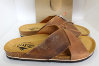 Plakton scuff 175007 Nubuck leather Roble(tan) xover straps 