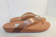 Crocs Thongs Splash Glitter cork tan