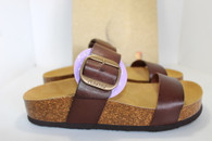 Plakton scuff 343004 Leno (dk brown) SIZE 37/6