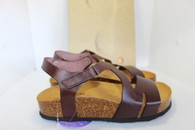 Plakton sandal 345647 Leno 680 dark brown 