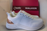 Cabello Walker lace up white