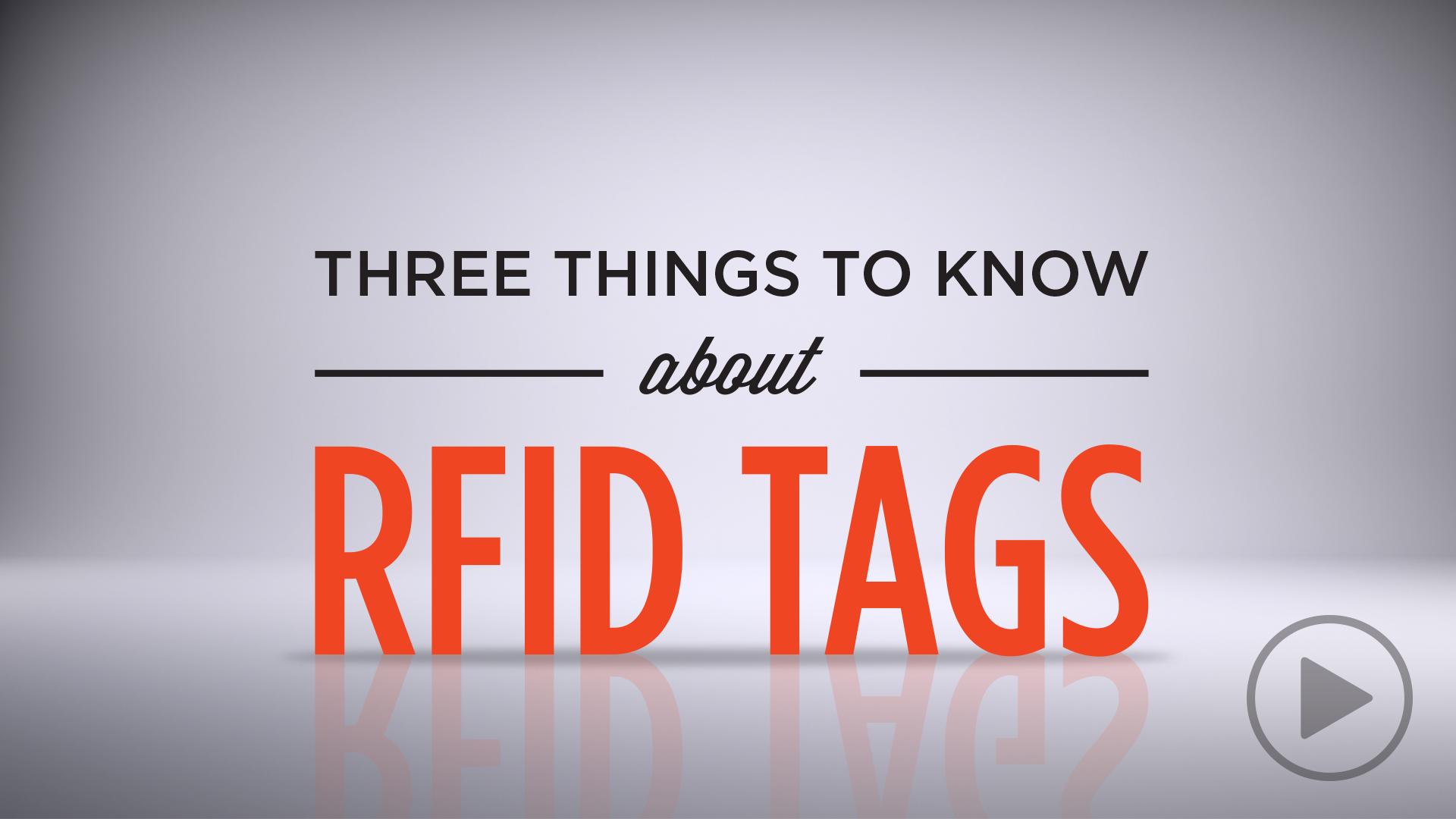 Three Things to Know about RFID Tags Three Things to Know about RFID Tags
