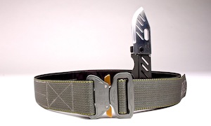 Crosstac tactical belt Hidden knife in our tactical belt