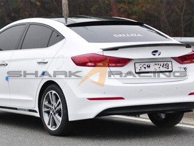 2017+ Elantra Painted Spoiler - Shark Racing
