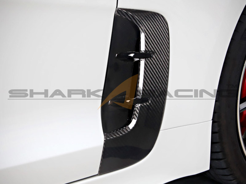 2018+ Stinger Genuine Carbon Fiber Fender Vents - Shark Racing