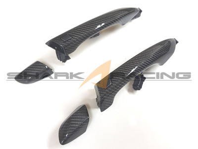 2019+ Veloster Genuine Carbon Fiber Door Handles - Shark Racing